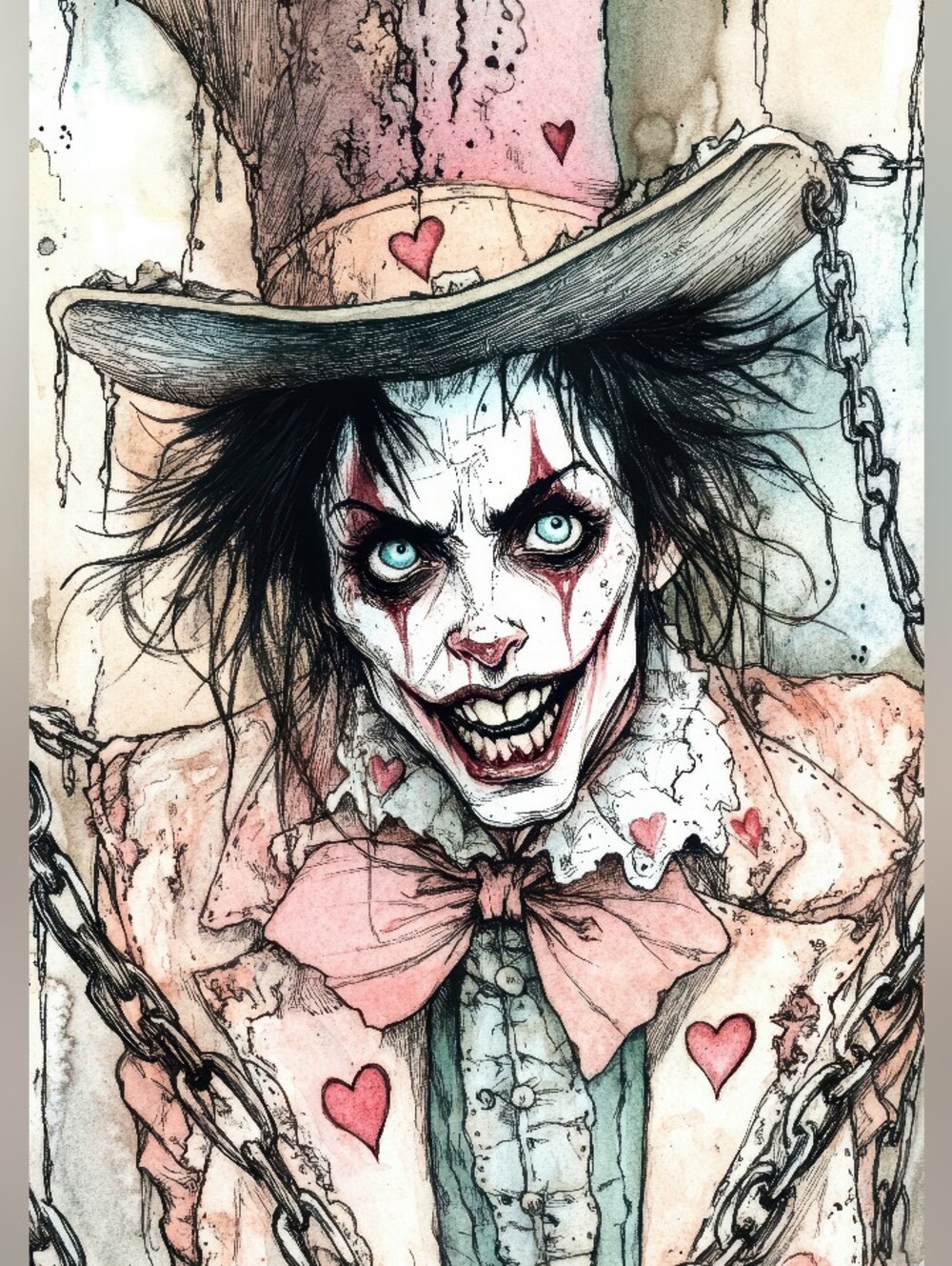 14pc=Alice Man Image Sketch Image Look Print Special